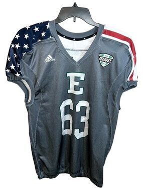 Adidas Eastern Michigan University Patriotic Authentic Football Jersey